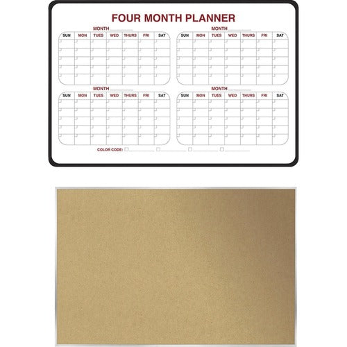 Ghent GHEWFH2 Dry Erase/Bulletin Board Kit