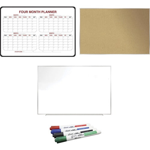 Ghent GHEWFH3 Dry Erase/Bulletin Board Kit