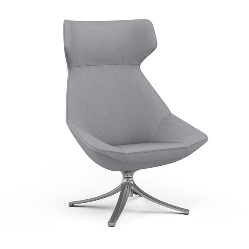 9 to 5 Seating NTF9236LGPFDO Jax High-back Lounge Chair with Swivel Base