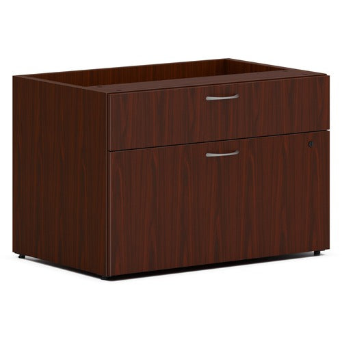 HON HONLCL3020BFLT1 Mod Low Personal Credenza | 2 Drawers | 30"W | Traditional Mahogany Finish