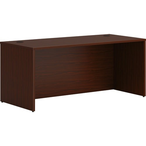 HON HONLDS6630LT1 Mod Desk Shell | 66"W | Traditional Mahogany Finish