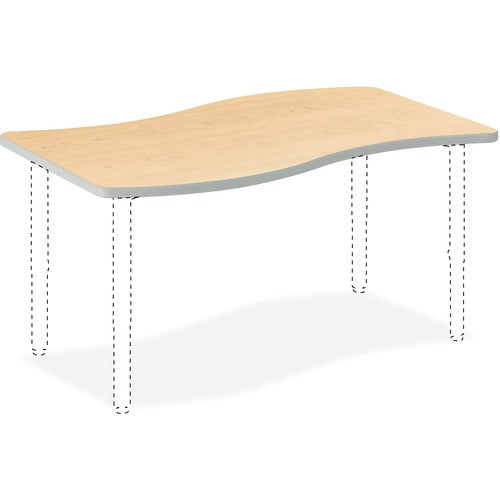 HON HONSW3054ENDK Build Series Ribbon Shape Tabletop