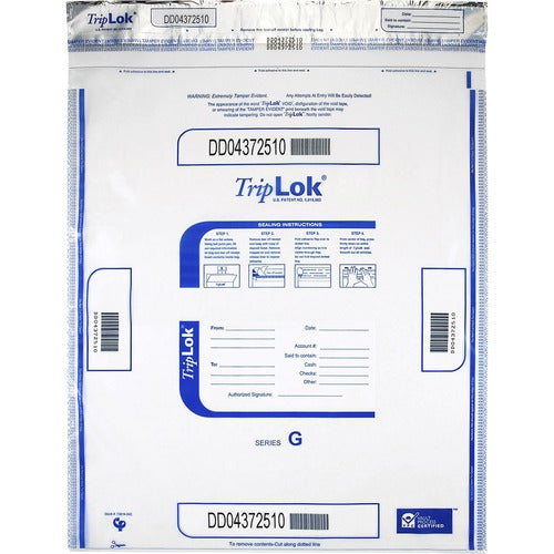 ControlTek CNK585056 TripLOK High-Performing Security Bags