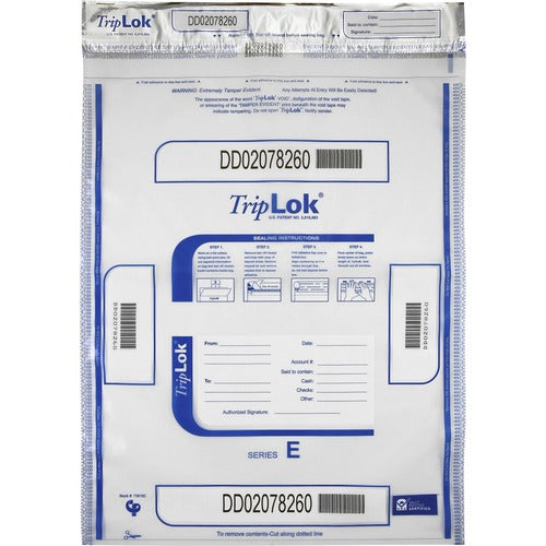 ControlTek CNK585048 TripLOK High-Performing Security Bags