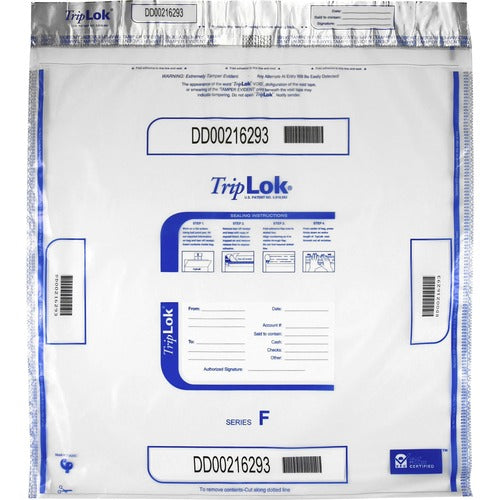ControlTek CNK585064 TripLOK High-Performing Security Bags