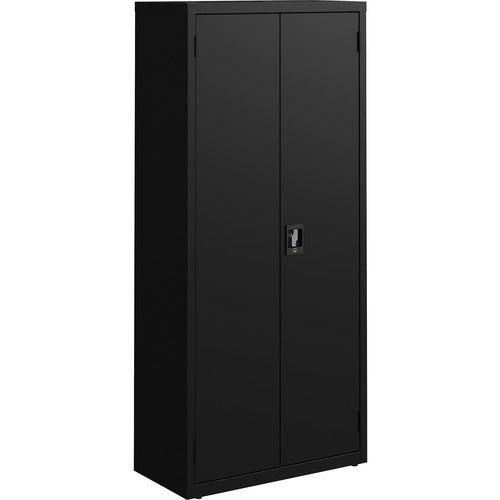 Lorell LLR69830BK Fortress Series Slimline Storage Cabinet