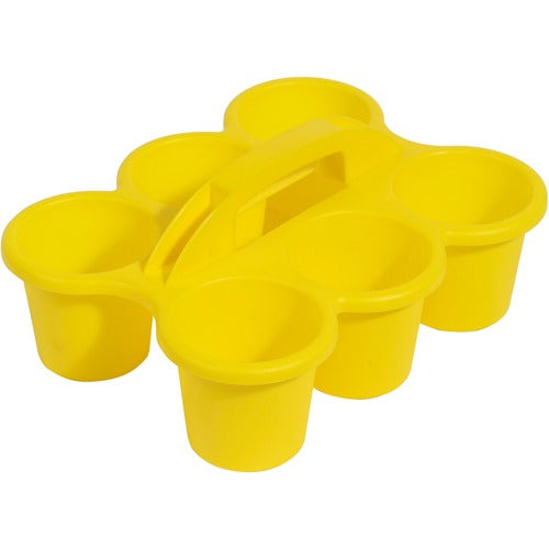 Deflecto DEF39509YEL Antimicrobial Kids 6 Cup Caddy