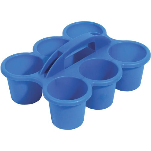 Deflecto DEF39509BLU Antimicrobial Kids 6 Cup Caddy