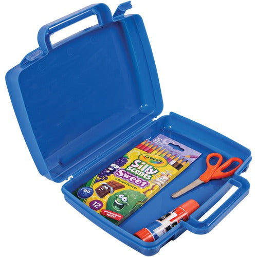 Deflecto DEF39506BLU Antimicrobial Storage Case Blue
