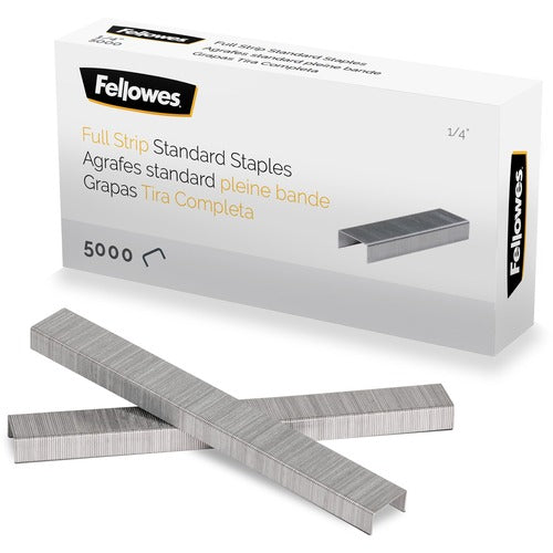 Fellowes FEL5010801 ¼" Full Strip of Staples 5000pk
