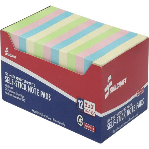 SKILCRAFT® NSN3982660 SKILCRAFT Self-Stick Note Pads