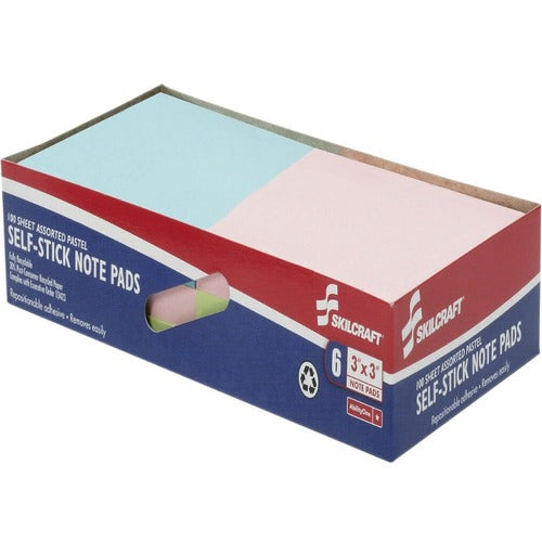 SKILCRAFT® NSN4562249 SKILCRAFT Self-Stick Note Pads