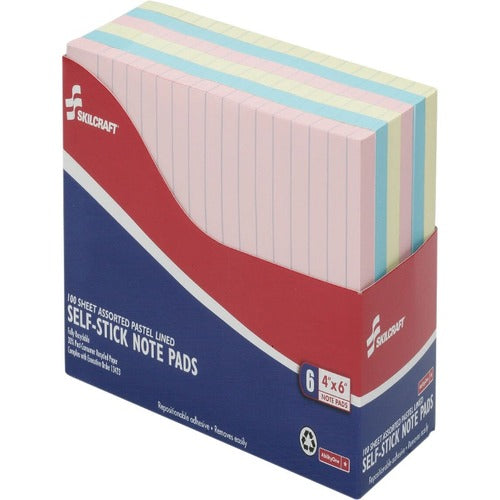 SKILCRAFT® NSN4560684 SKILCRAFT Self-Stick Note Pads