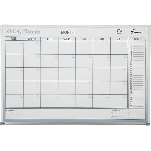 SKILCRAFT® NSN2239896 SKILCRAFT Dry Erase Planner Board
