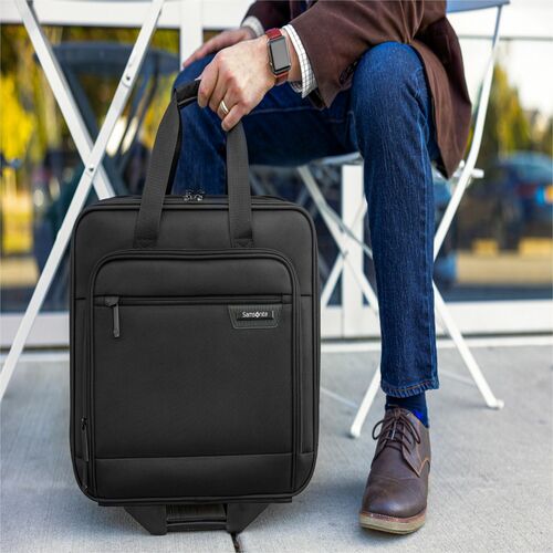 Samsonite SML1412781041 Classic Business 2.0 Travel/Luggage Case (Briefcase) for 15.6" Travel, Notebook, Document, Accessories - Black