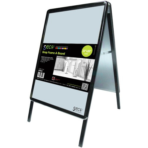Seco SSC2228ABBLACK Snap Frame A-board Sidewalk Sign
