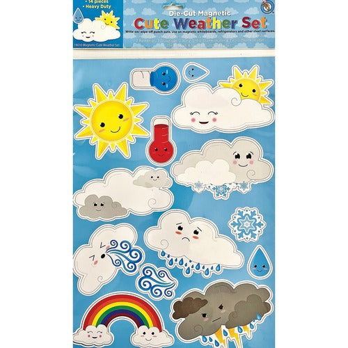 Ashley ASH19010 Magnetic Die-Cut Cute Weather Set