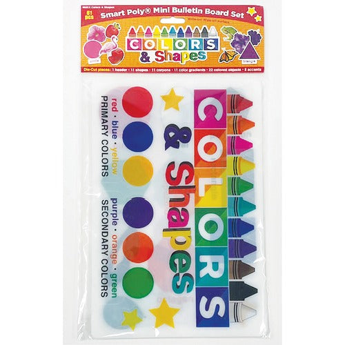 Ashley ASH96012 Colors &amp; Shapes Bulletin Board Set