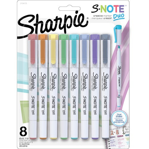 Sharpie SAN2154173 S-Note Duo Dual-Tip Markers