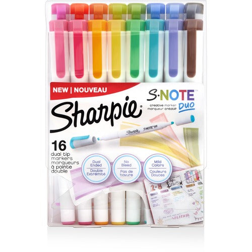 Sharpie SAN2154174 S-Note Duo Dual-Tip Markers