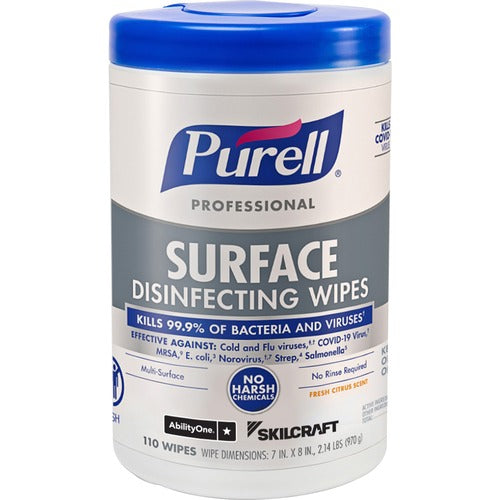 SKILCRAFT® NSN6997555 Surface Disinfectant Wipes