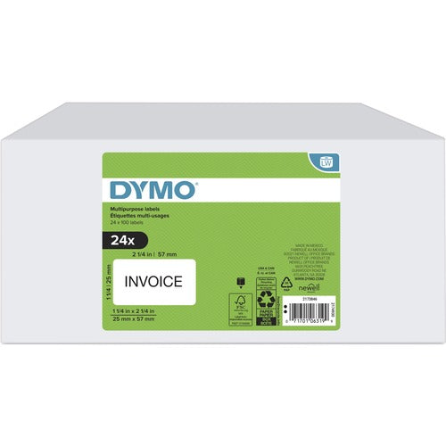 Dymo DYM2173846 Multipurpose White Medium Labels