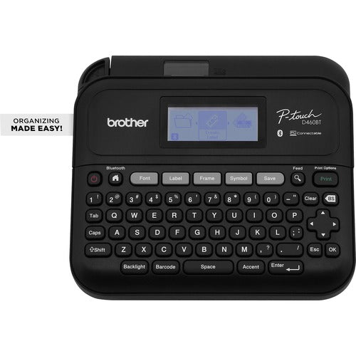 P-touch BRTPTD460BT P-touch P-Touch PT-D460BT Label Printer Gray