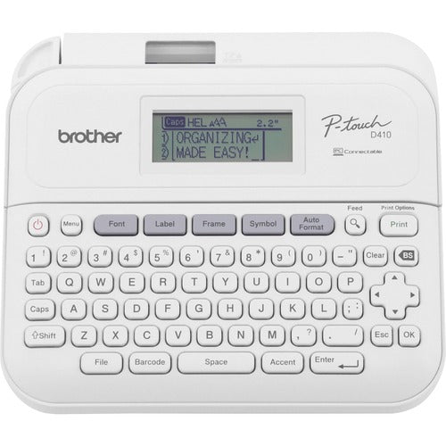 P-touch BRTPTD410 P-touch P-Touch PT-D410AD Label Printer Gray