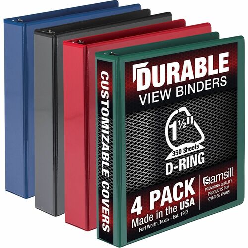 Samsill SAMMP46458 Durable View Binders