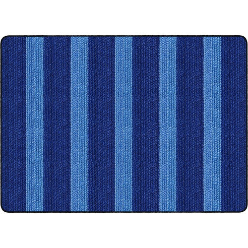 Flagship Carpets FCIFA100632FS Basketweave Stripes Classroom Rug