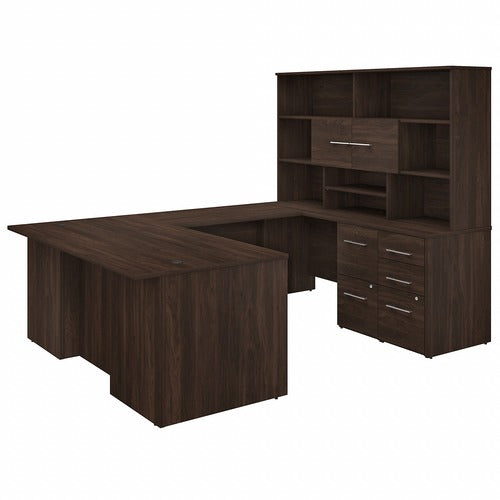 Bush Business Furniture BSHOF5003BWSU Office 500 Black Walnut Desk
