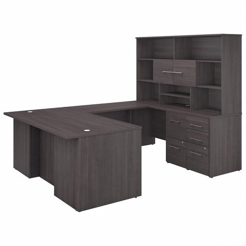Bush Business Furniture BSHOF5003SGSU Office 500 Storm Gray Desk