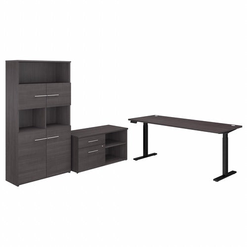 Bush Business Furniture BSHOF5006SGSU Office 500 Storm Gray Desk