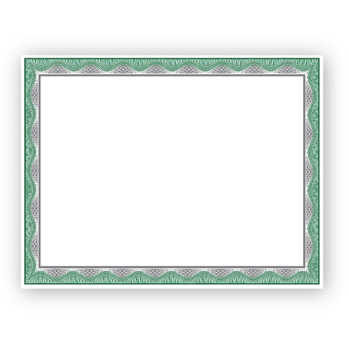 Geographics GEO48763 Silver Foil Award Certificates