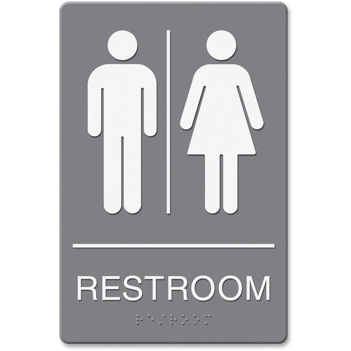 Headline Signs HDS4812 ADA RESTROOM/Image Sign