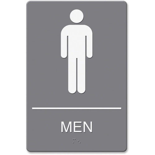 Headline Signs HDS4817 ADA MEN Restroom Sign
