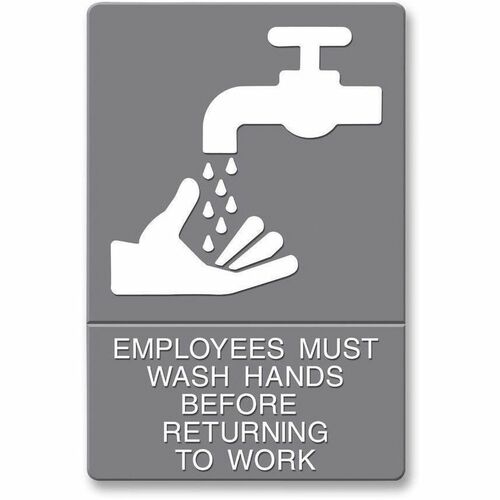 Headline Signs HDS4726 Employees Wash Hands Sign