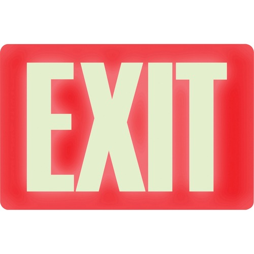 Headline Signs HDS4792 Glow In Dark EXIT Sign