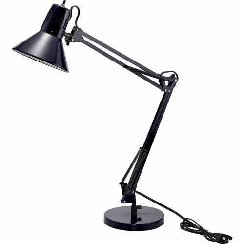 Bostitch BOSVLF100D Swing Arm Desk Lamp with Weighted Base, Black