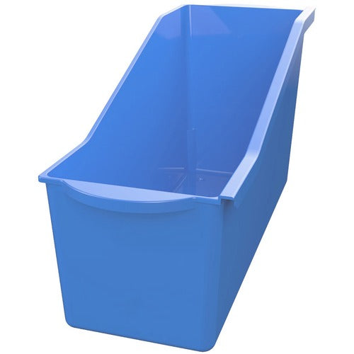 Deflecto DEF39508BLU Antimicrobial Kids Book Bin