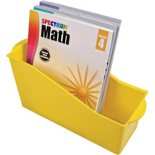 Deflecto DEF39508YEL Antimicrobial Kids Book Bin