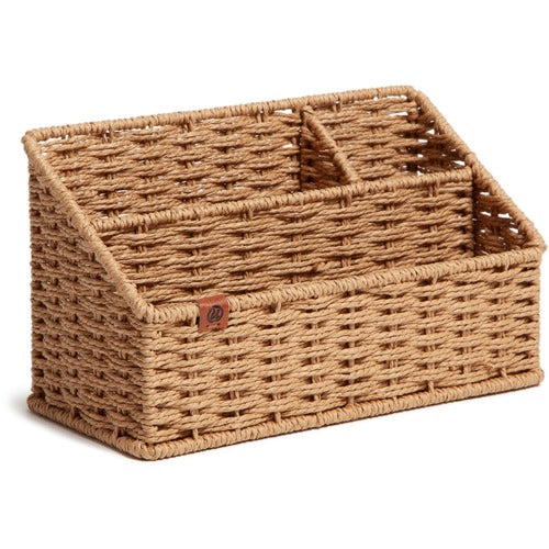 U Brands UBR6086U0104 Woven All-in-1 Desk Organizer