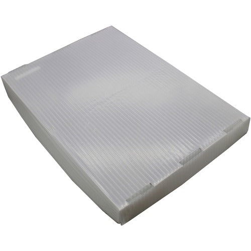 Flipside FLP40202 Translucent Plastic Storage Postal Tote Lid - 4 Pack