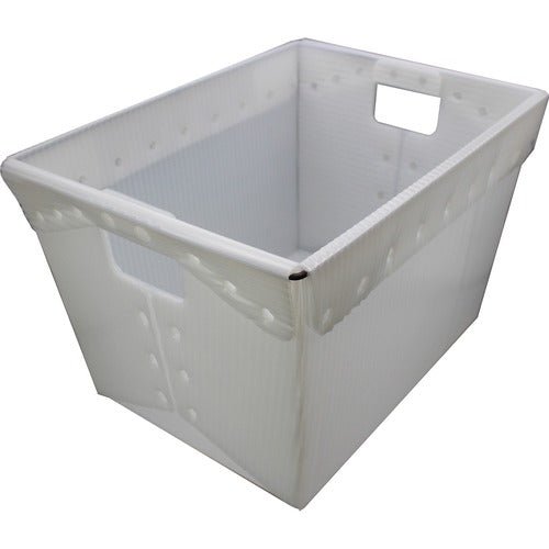 Flipside FLP40101 Translucent Plastic Storage Postal Tote