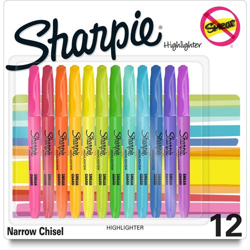 Sharpie SAN2157490 Accent Highlighters w/Smear Guard
