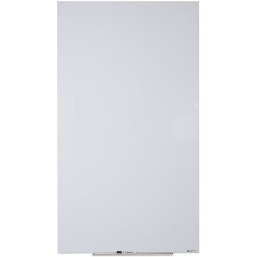 Quartet QRTQ012850IMW InvisaMount Vertical Glass Dry-Erase Board - 28x50