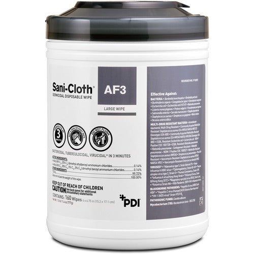 PDI PDIP13872 Sani-Cloth AF3 Germicidal Wipes