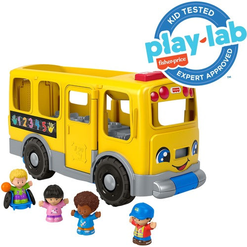 Fisher-Price FIPGLT75 Little People Toddler Learning Toy, Big Yellow School Bus Musical Push Toy