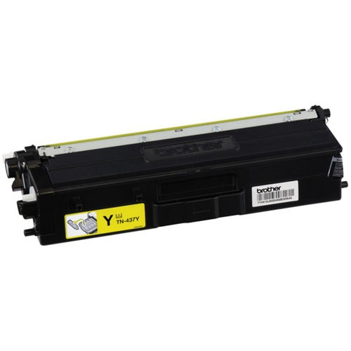 Brother BRTTN437Y TN437Y Original Ultra High Yield Laser Toner Cartridge - Yellow - 1 Each
