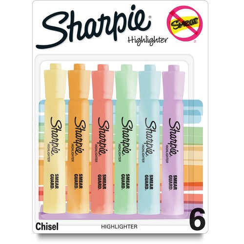 Sharpie SAN2157488 SmearGuard Tank Style Highlighters